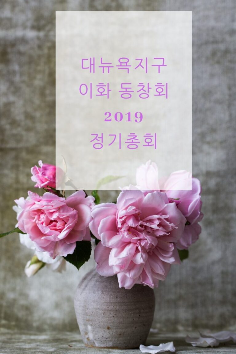 대뉴욕지구 이화동창회 2019 정기총회